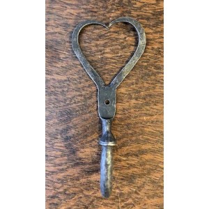 Love Heart Hook - Antique Iron